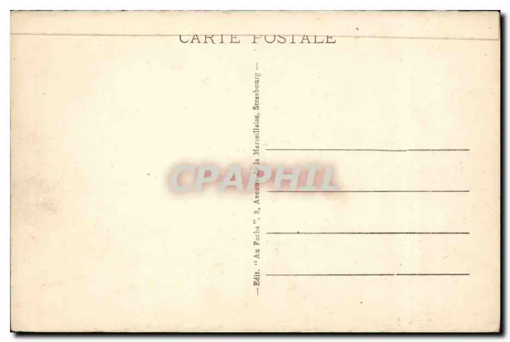 Strasbourg - La Petite France — Ansicht des Kanals — Verlag 'Au Pacia' n°99 - Rückseite