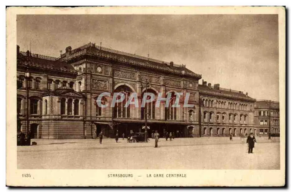 Estrasburgo — A Estação Central — Braun & Cie (Ht-Rhin) n°1434 - Frente
