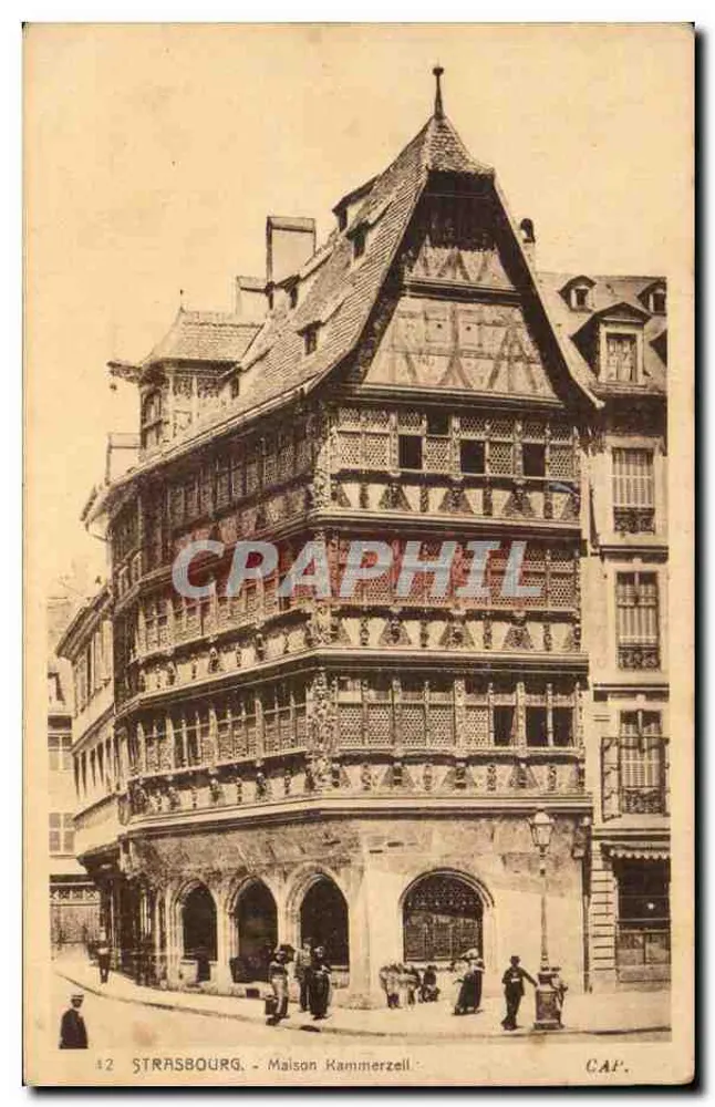 Estrasburgo - Casa Kammerzell — editor C.A.P. n°42 - Frente
