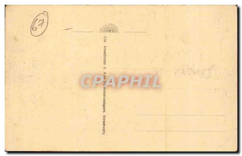 Estrasburgo - Casa Kammerzell — editor C.A.P. n°42 - Verso