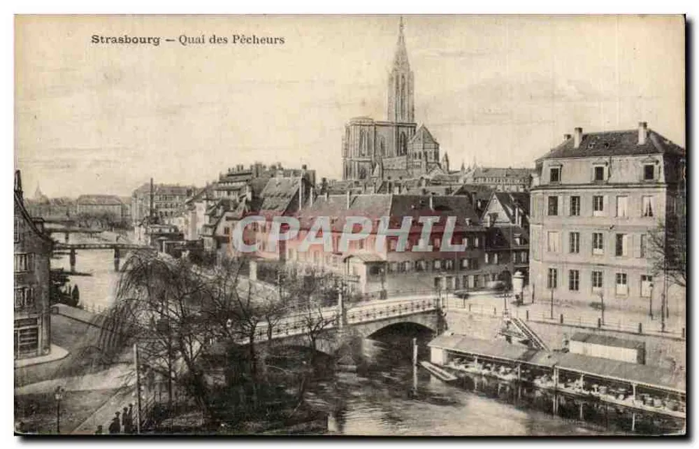 Straßburg — Quai des Pêcheurs - Vorderseite