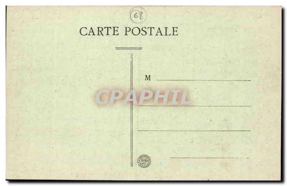 COLMAR — O Quai dos Pescadores — Edições das Cidades da França, n° 68 - Verso