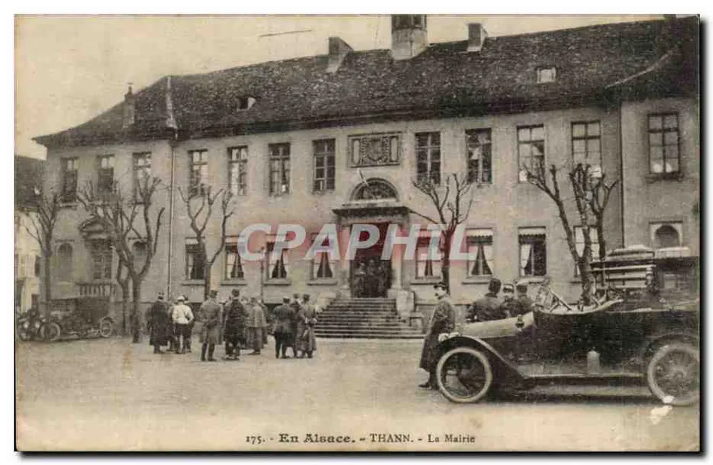 Thann - De Mairie — In de Elzas — onbekende uitgever, n° 175 - Voorkant