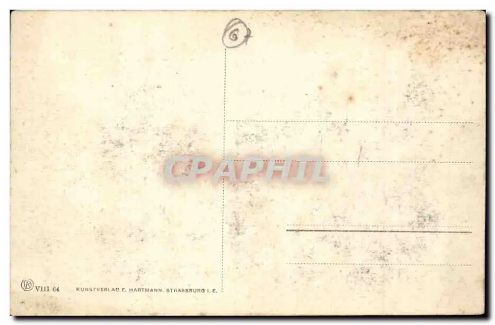 Estrasburgo i.E. - Praça Broglie - Kunstverlag E. Hartmann - Verso