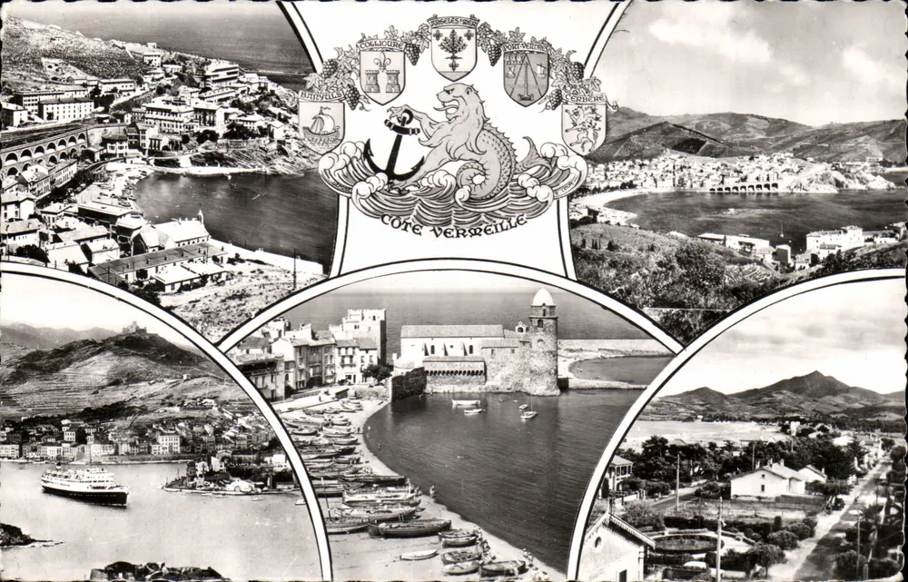 Côte Vermeille — Panoramablick — SIA des Cartes Postales PA - POUX - Vorderseite
