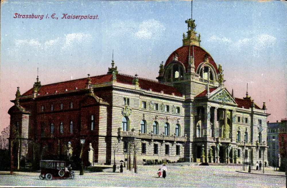 Strasbourg i. E., Palácio Imperial — editor Felix Luib, n° 6155 - Frente