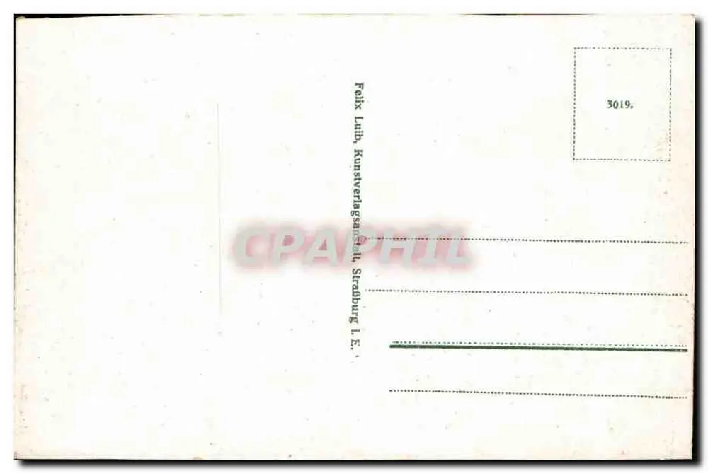 Strasbourg i. E. Münster — Catedral de Nossa Senhora — editor Felix Luth, Strasbourg - Verso