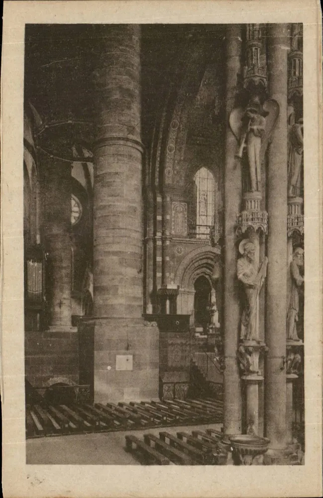Kathedrale von Straßburg — Säule der Engel — Kunstausgabe Abbaden - Vorderseite