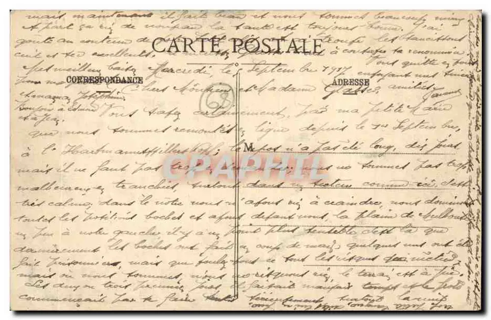 St AMARIN (Hte-Alsace) — vista panorâmica com três pessoas — editor não identificado - Verso