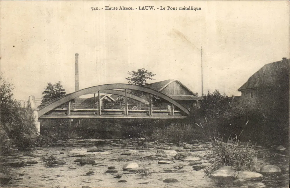 Laauw - Het Metalen Brug — Hoog-Elzas — onbekende uitgever, n° 740 - Voorkant