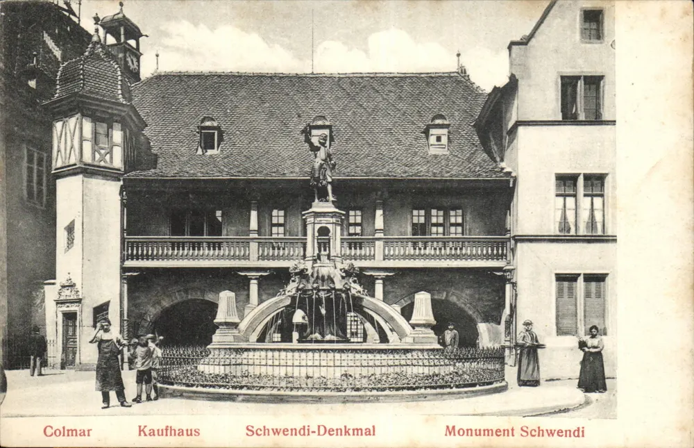 Colmar — Schwendi-Denkmal — Kunstverlag J. Kuntz, Gebweiler - Vorderseite