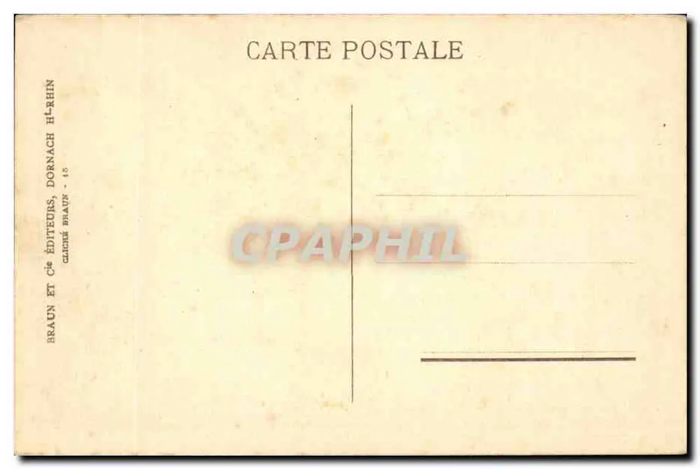 Metzeral — Le Fischboedle — Braun & Cie Editores, Dornach - Verso