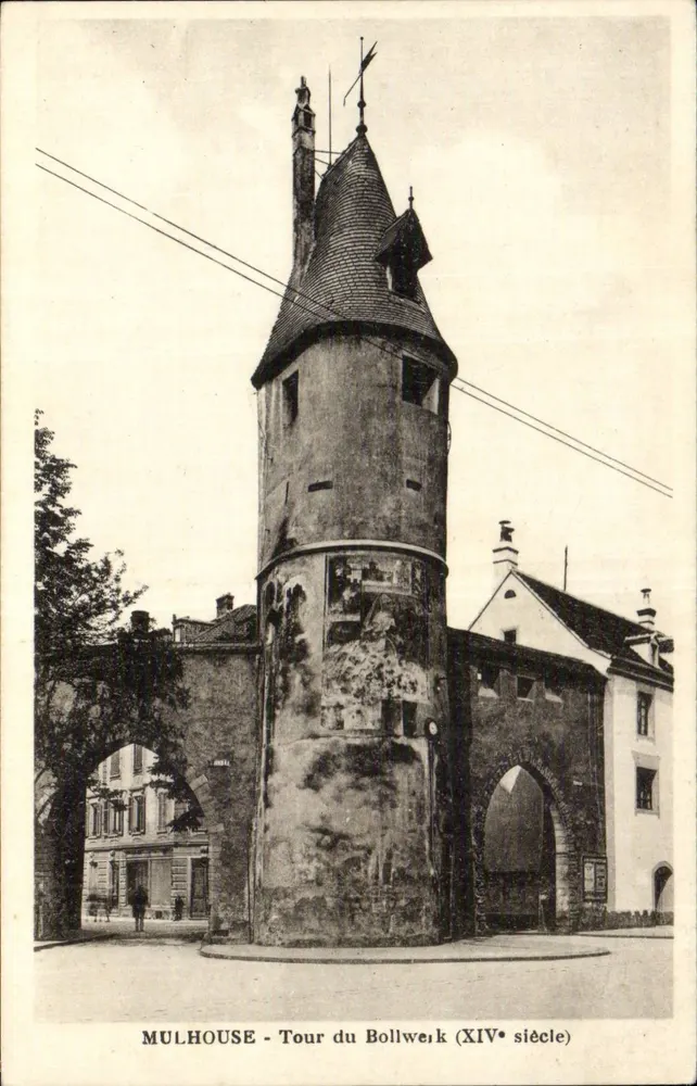 Mulhouse — Torre do Bollwerk (século XIV) — Edição especial «Unilux» - Frente
