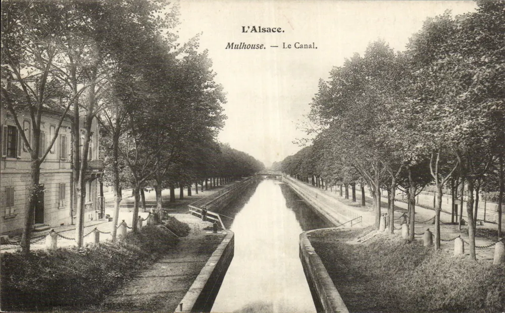 Mulhouse — O Canal — Alsácia - Frente