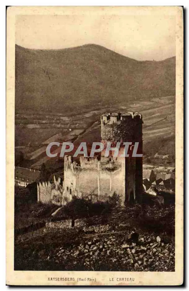 Kaysersberg (Haut-Rhin) — O Castelo — Edição Jean Kuster - Frente