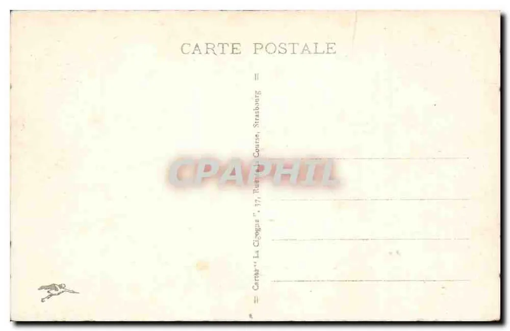 Saverne - Grand'Rue — vista da rua principal com edifício com balcões e loja 'CONSUM' - Verso
