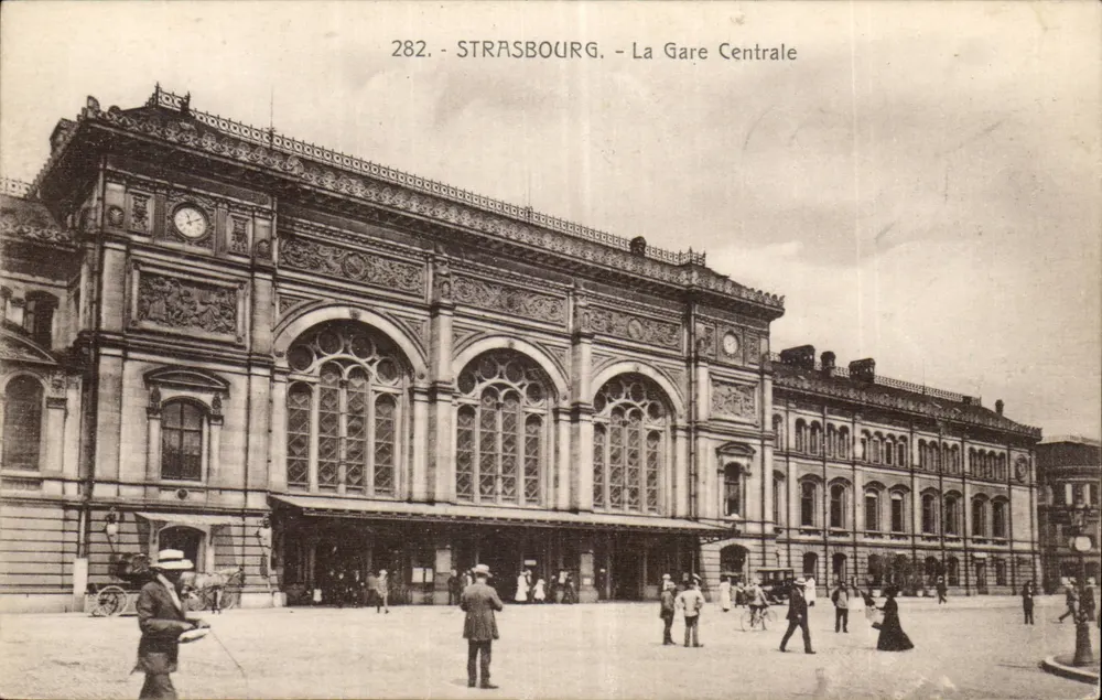 Straßburg - Die Hauptbahnhof — unbekannter Verlag, Seriennummer 282 - Vorderseite