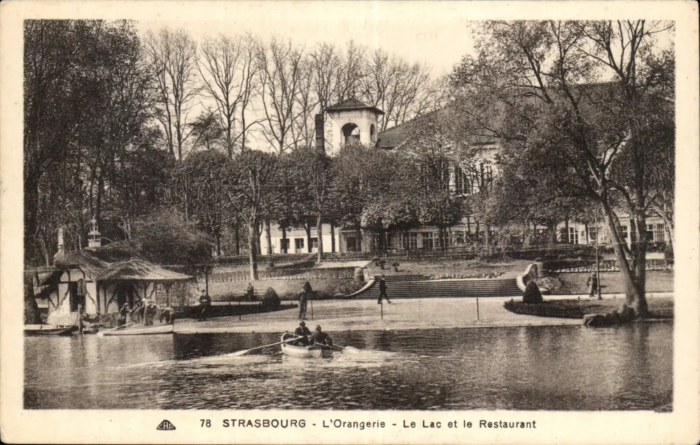 Strasbourg — Die Orangerie — Der See und das Restaurant — Verleger: Strasbourg, n° 78 - Vorderseite