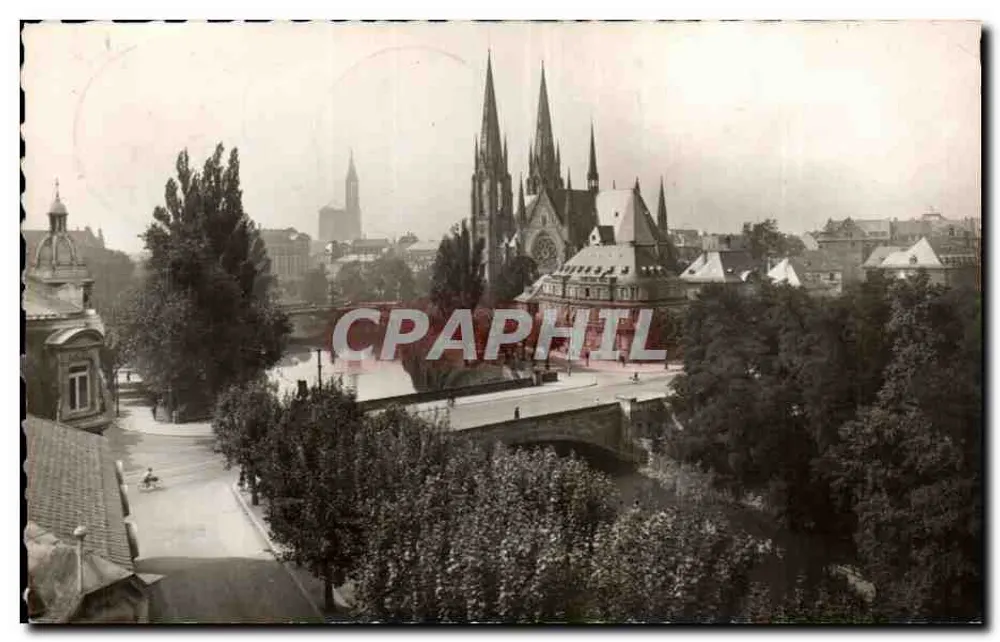 Straßburg — Kirche Saint-Paul — Editions O.P. Paris, Nr. 6 - Vorderseite
