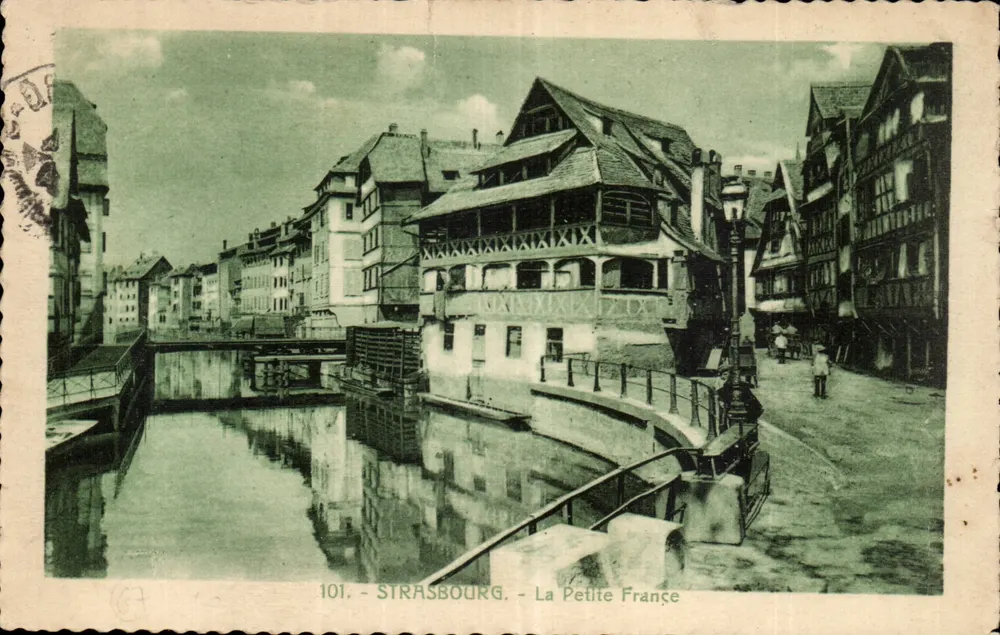 Straßburg - La Petite France — Verlag '101. STRASBOURG' und Seriennummer 101 - Vorderseite