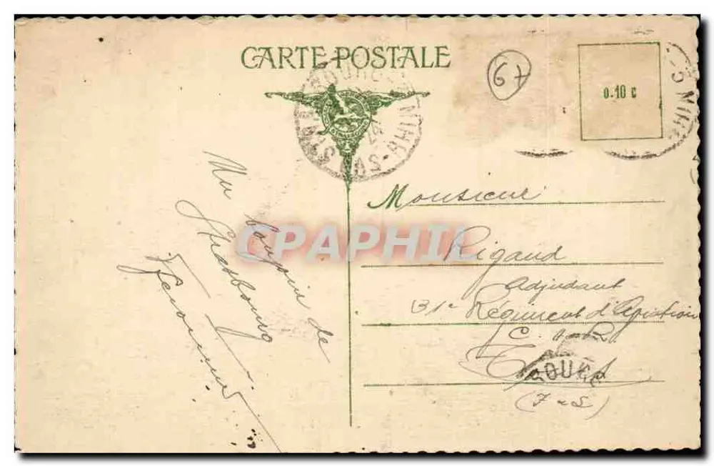 Straßburg - La Petite France — Verlag '101. STRASBOURG' und Seriennummer 101 - Rückseite