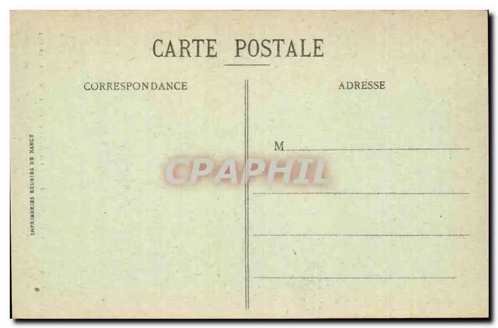 Ballon der Elsass — Hotel du Saut-de-la-Truite (Höhe 706 m.) — Edition E. Mayor, Impr. de France, Belfort - Rückseite