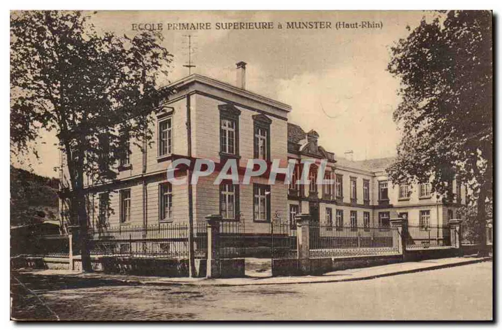 Escola primária superior em Munster (Haut-Rhin) — editor não identificado, número de série não visível - Frente