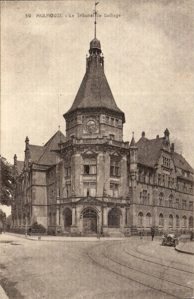 Mulhouse - O Tribunal de Bailliage — editor desconhecido, n° 59 - Frente