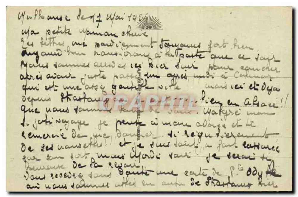 Mulhouse - O Tribunal de Bailliage — editor desconhecido, n° 59 - Verso