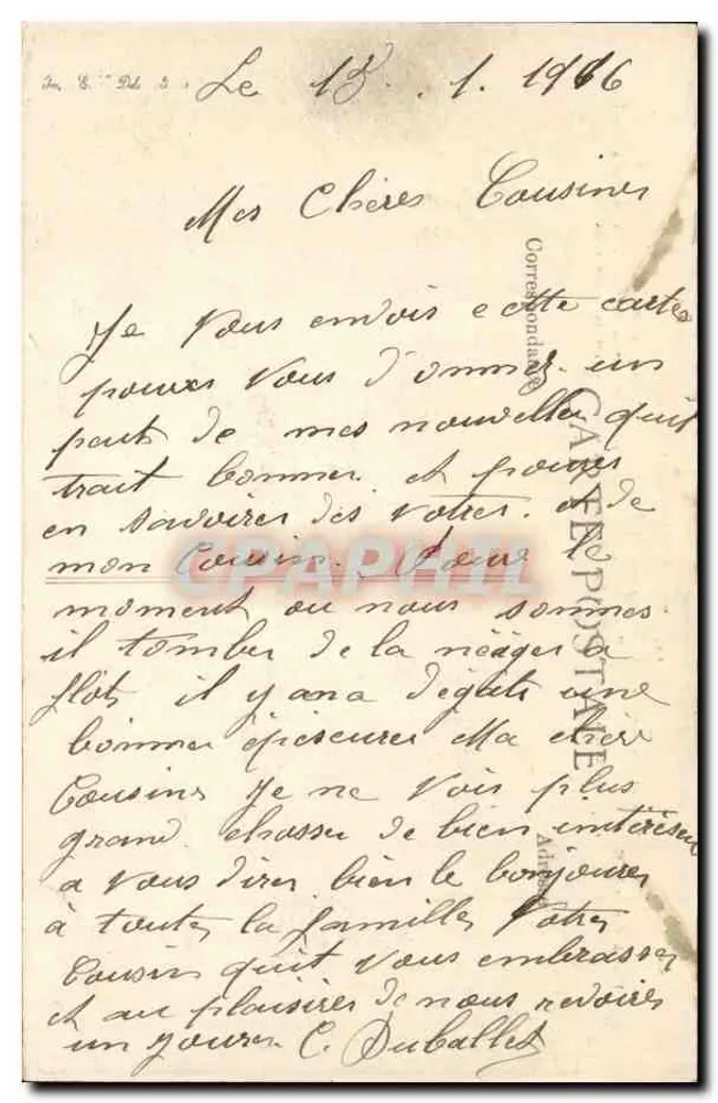 Wesserling (Alsacia) — vista panorámica con fábricas y castillo — editor desconocido, n.º de serie (605) - Reverso