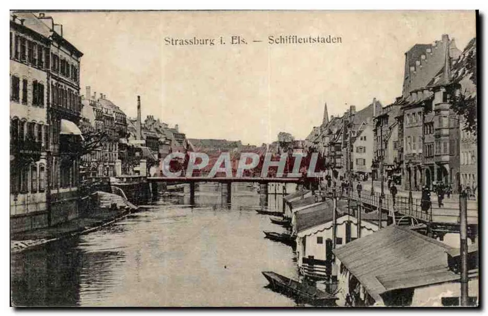 Straßburg in Elsass — Schifffahrtstädte — Kunstverlagssammlung Mohr & Lüdke - Voorkant