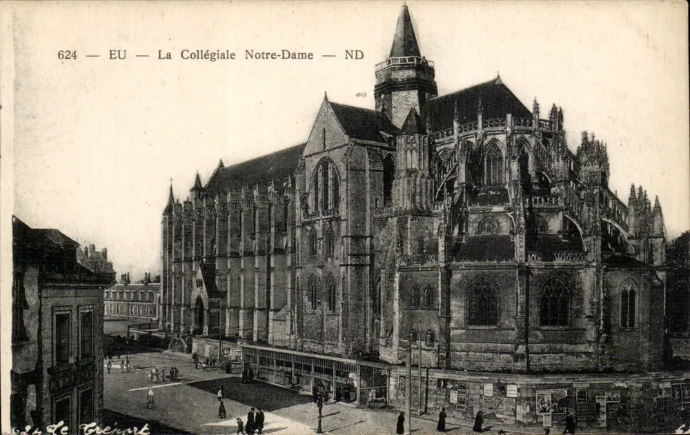Eu — A Colegiata Nossa Senhora — editor Le Trenort, n° 624 - Frente