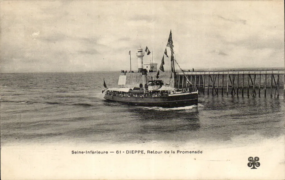 Dieppe — Retorno da Promenade — MTIL - Frente