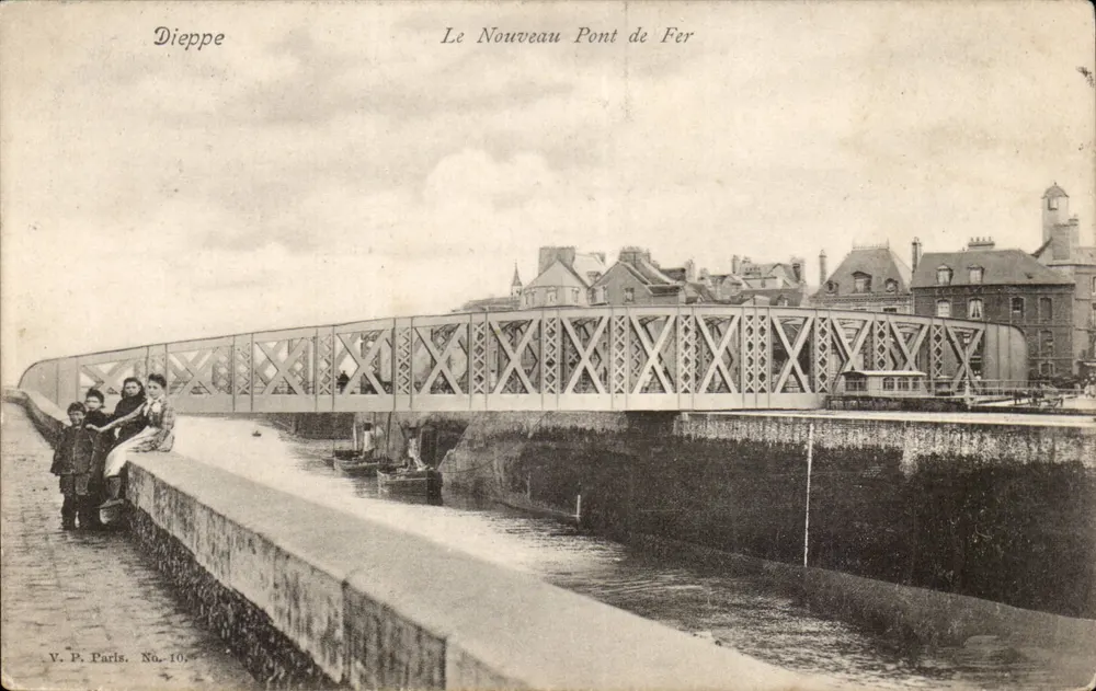Dieppe — Nowy Most Żelazny — V. P. Paris. Nr 10 - Awers