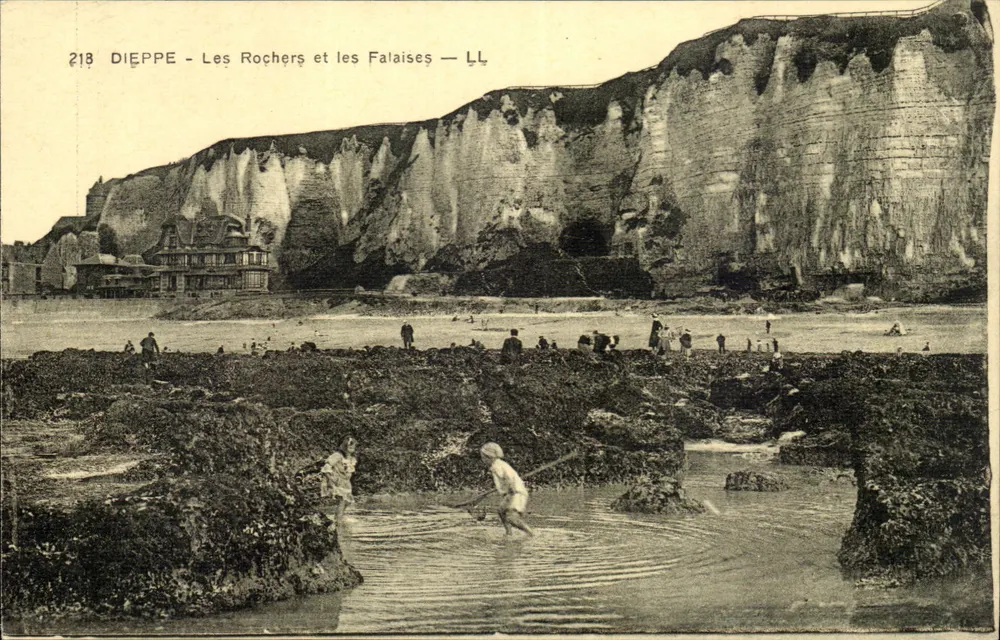 Dieppe — As Rochas e as Falésias — LL - Frente