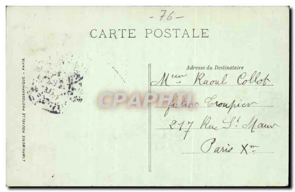 Dieppe — A Estação Marítima — O Embarque — LL - Verso