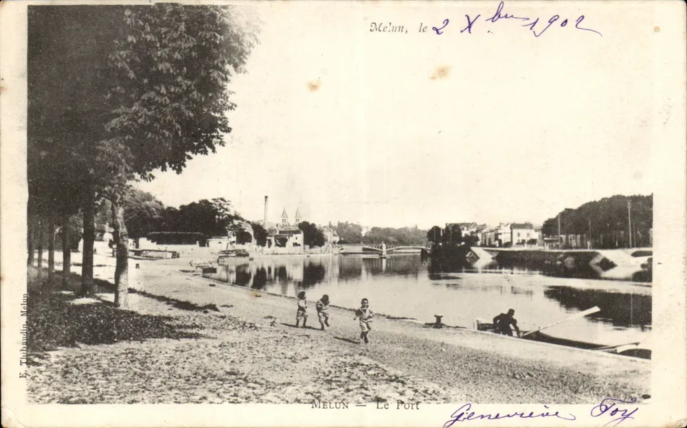 Melun — O Porto — E. Thibaudin, Melun - Frente