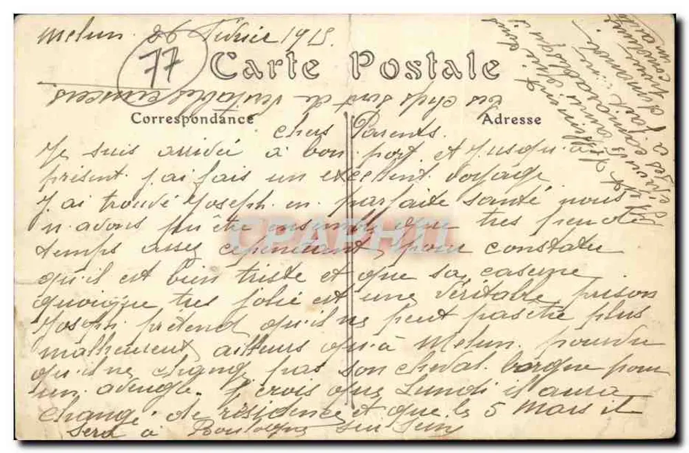 MELUN - Boulevard Charles-Rozi — vista urbana — ND. Fot. n°205 - Verso