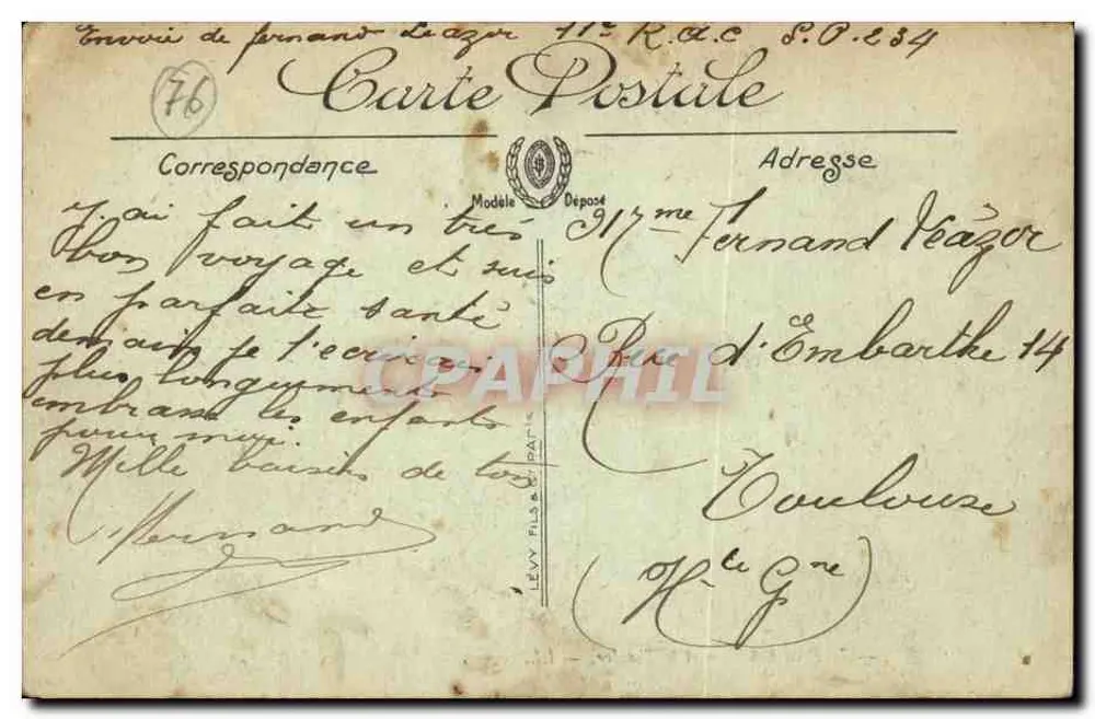 Rouen — Il Ponte Boieldieu e il Teatro — LL. n° 135 - Verso