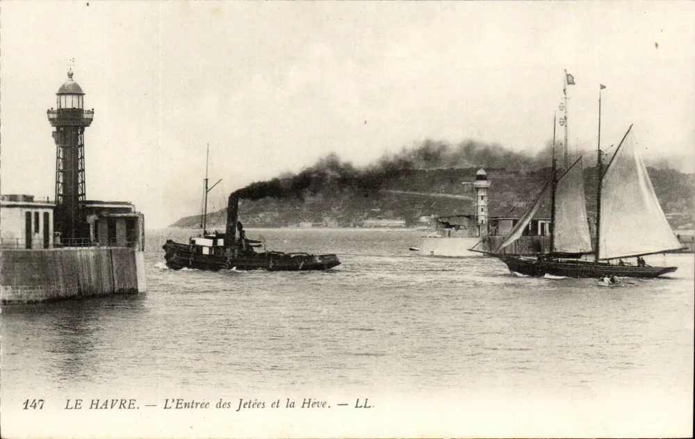 Le Havre — A Entrada das Pontas e a Hève — LL. - Frente