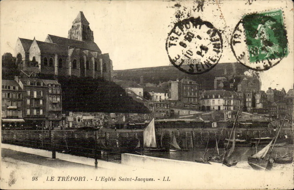 Le Tréport - A Igreja de São Jacó - LL - Frente
