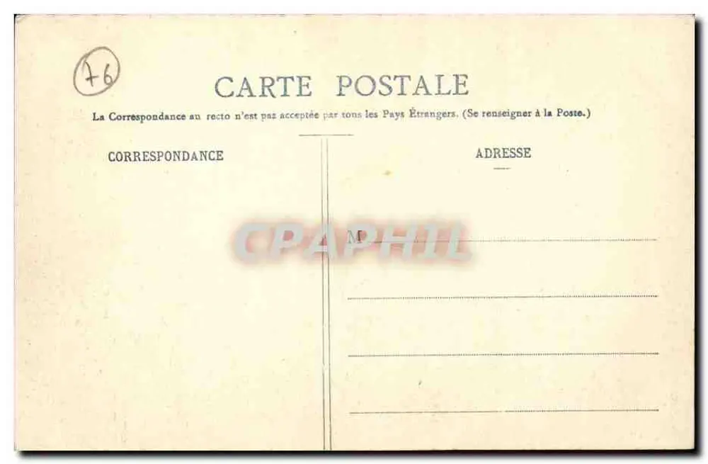 Dieppe - Vue générale du Casino et du Boulevard Maritime - Verso
