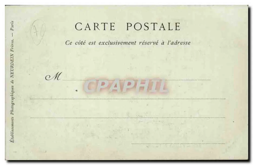 EU — Chaussée de Picardie — Collections ND Phot - Rückseite