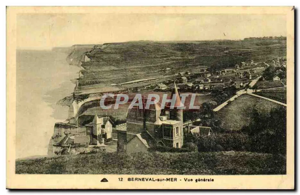 Berneval-sur-Mer — Ogólny widok — Ciech Artyściwnych Fotomechanicznych - Awers