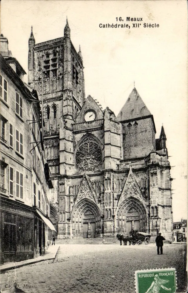 Meaux — Catedral, Século XII — Ch. D. Meaux, n°16 - Frente