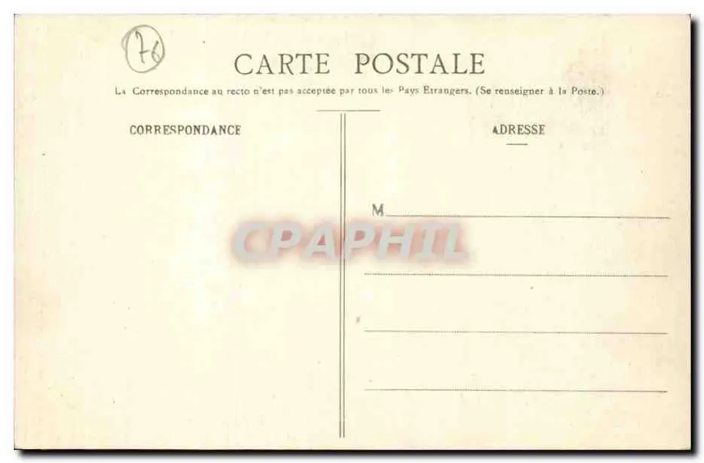 Igreja de Bonsecours — Nef no mês de Maria — C.V. 626 — Arredores de Rouen - Verso