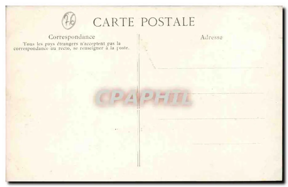 Fécamp — Portal da Igreja da Abadia — L. J. - Verso