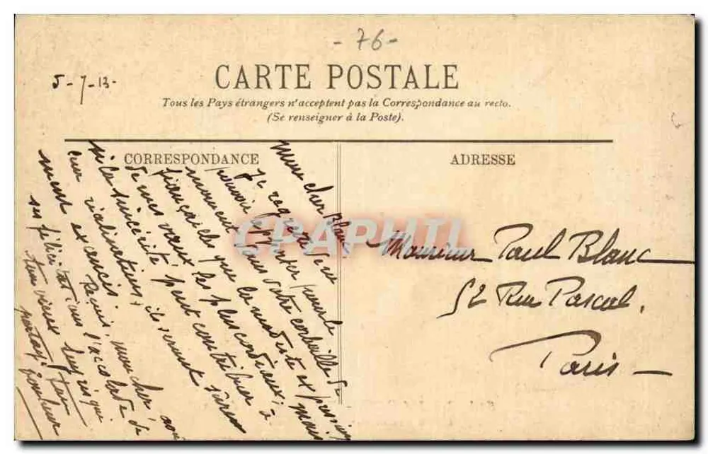 Le Havre — Barques de l'Avant-Port — LL n°54 - Rewers