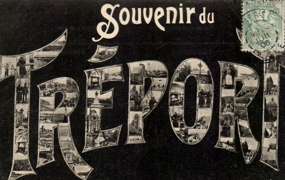 Lembrança do Tréport — editor desconhecido, número de série não visível - Frente