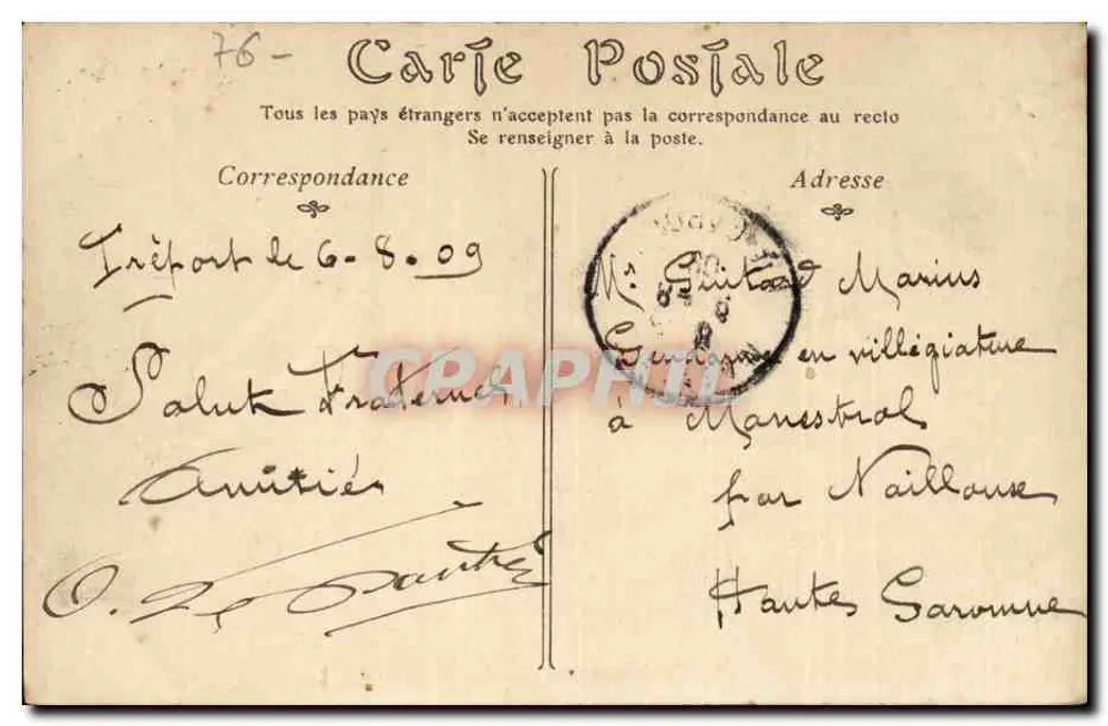 Le Tréport — Uscita di una barca a strascico — ND Phot - Verso